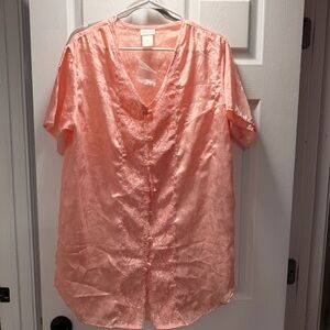 Adonna Coral Lace Nightgown